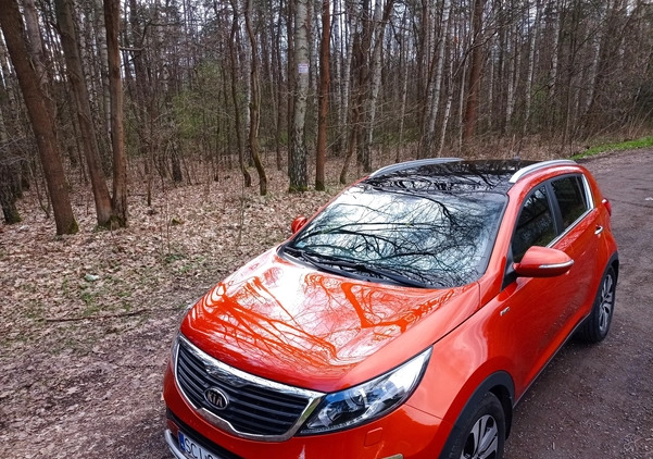 Kia Sportage cena 53500 przebieg: 166500, rok produkcji 2011 z Zawiercie małe 781